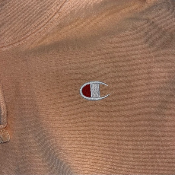 Champion Reverse Weave Peach Hoodie - Picture 7 of 7